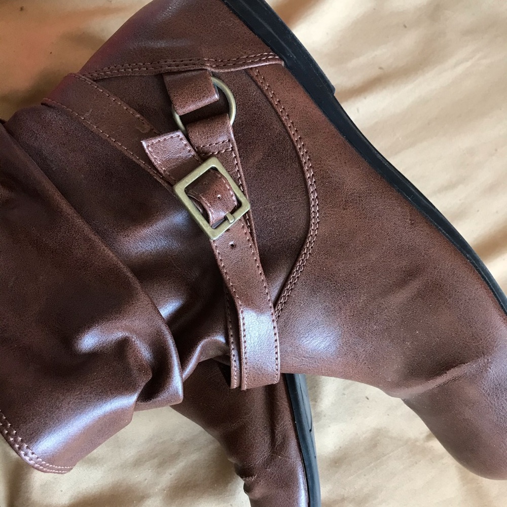 Grey and brown Lower East Side fashion ankle boots